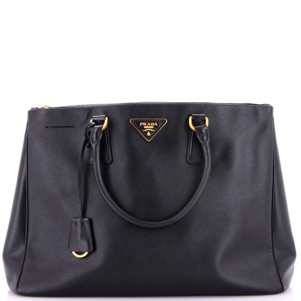 Prada Double Zip Lux Tote Saffiano #257907P12B